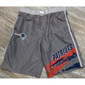 New England Patriots Boys Board Shorts‎ Youth (NO Size) Gray, Check Measurements